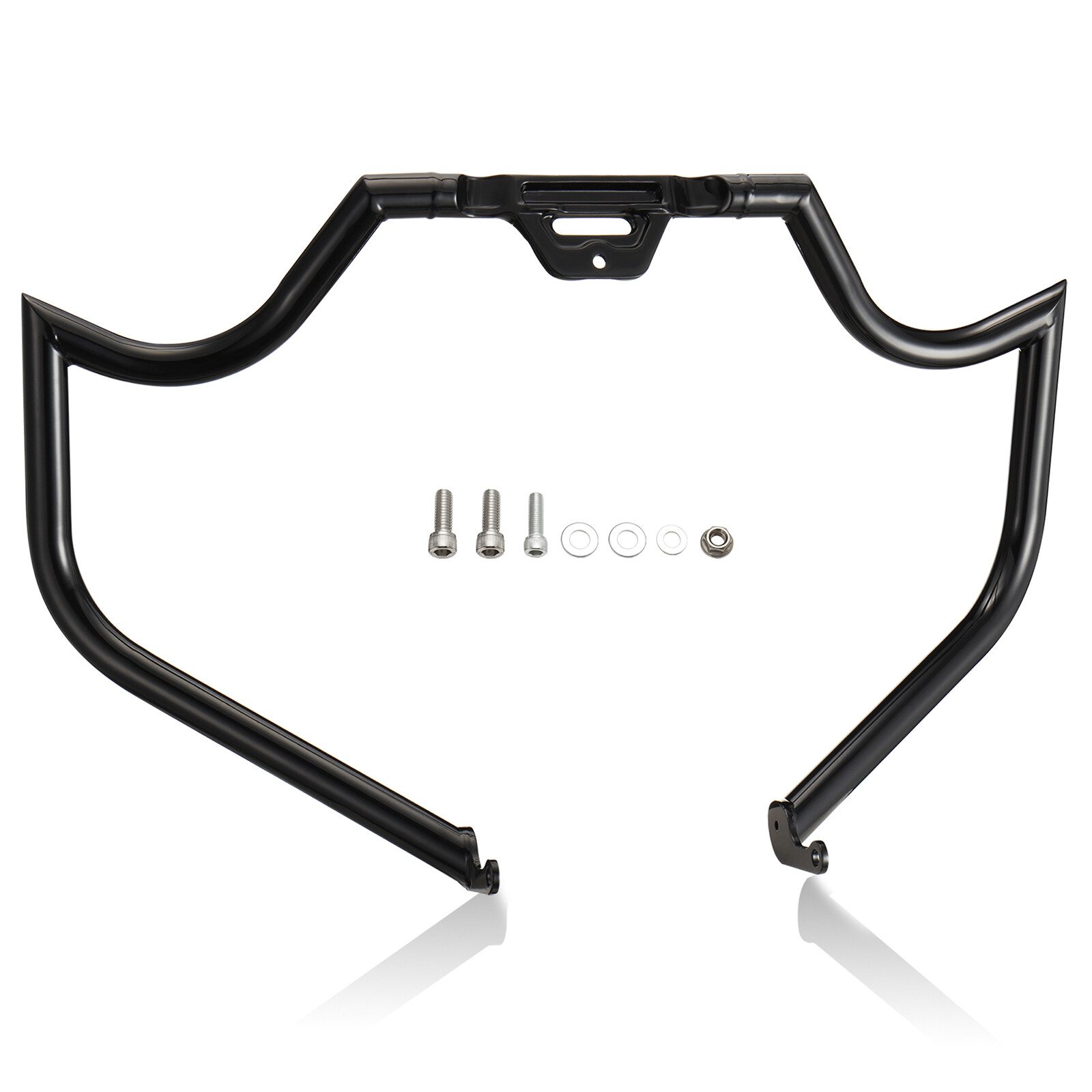 Engine Guard Highway Meathook Crash Bar for Harley Softail 2018-2023 Black