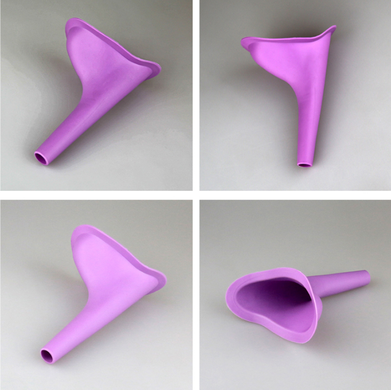 3xReusable Silicone Portable Urinal Women Female Travel Camping Stand Pee Device