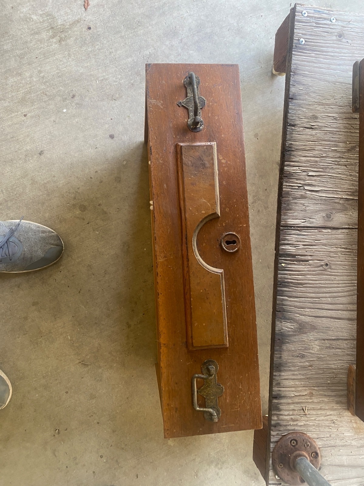 Eight- 2.5' center original brass Eastlake drawer pulls. Salvaged -not cleaned