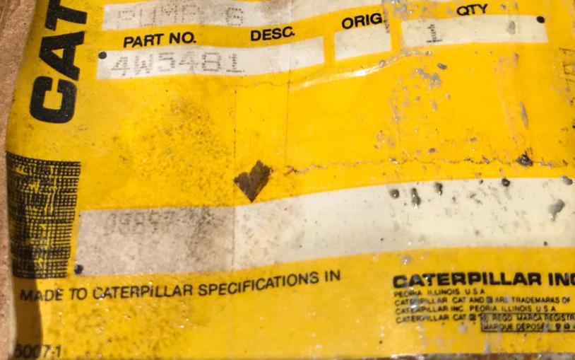 CAT FUEL Transfer Pump Pt# 4W-5481 Caterpillar 3406, 621B, 623B, 627B ----- NOS