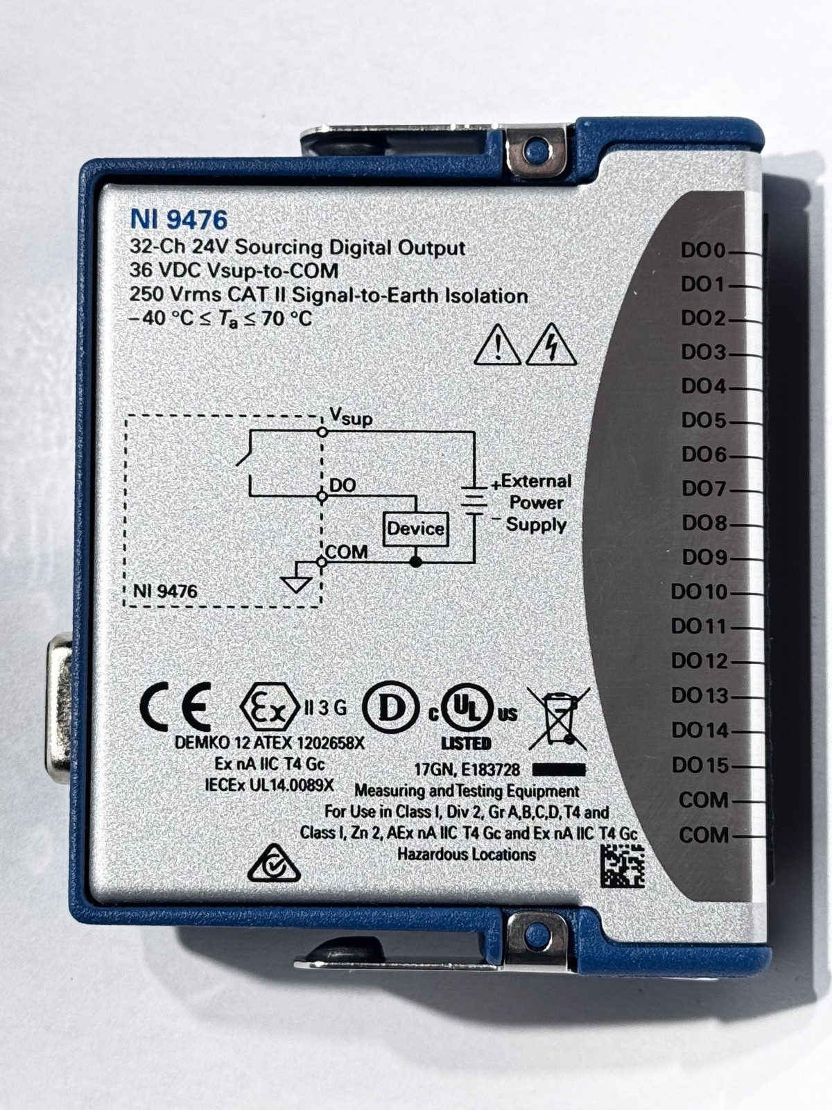 National Instruments Ni 9476 Module w/Contact block Qty Available!!! US Shipped!