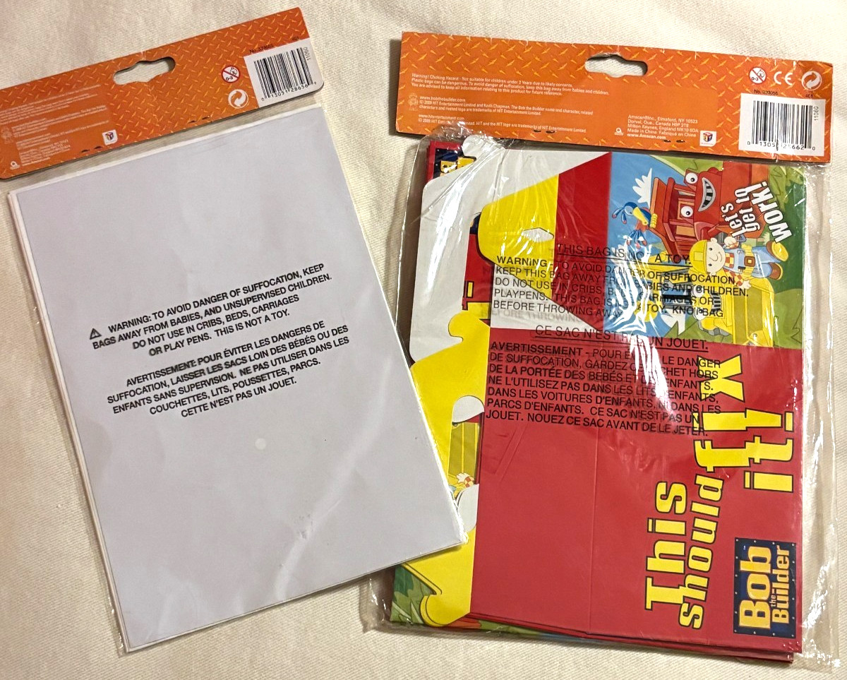 Bob The Builder Party Supplies Party Loot Bags & Party Boxes 14 Count Total