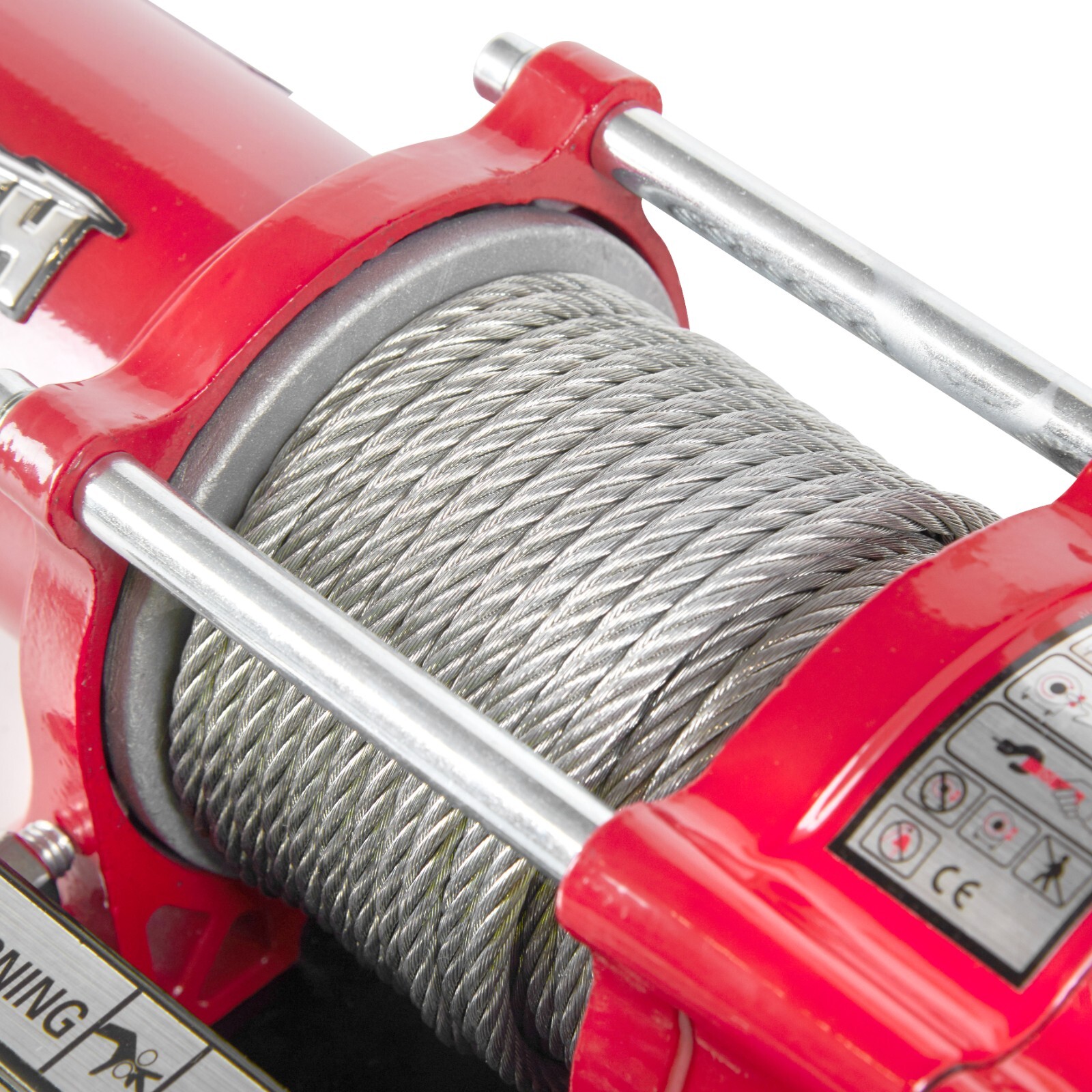 Stealth 3,500lb 12v Electric Winch - Steel Rope