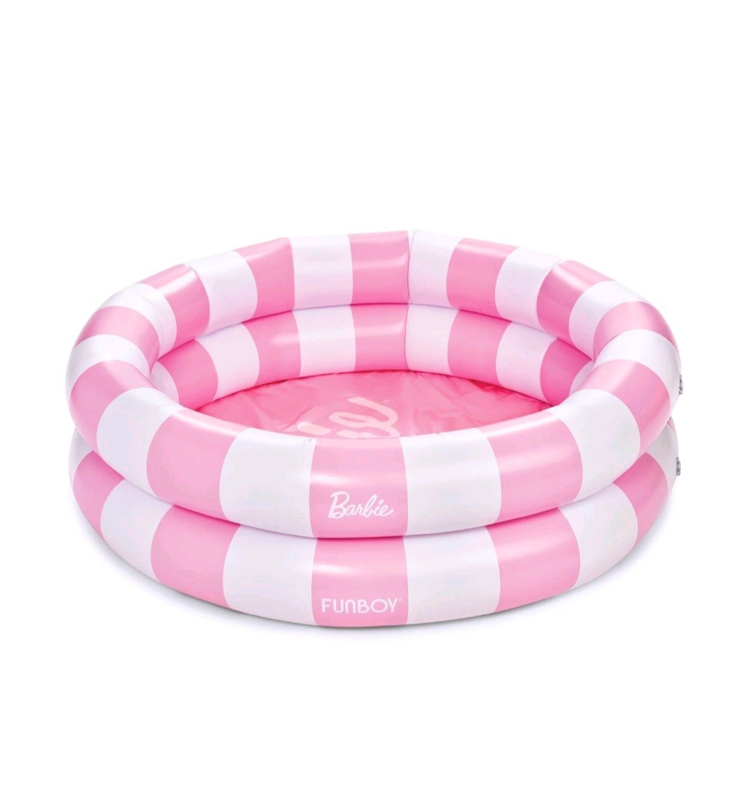 Funboy Inflatable Round Double Ring Pool, 48" Diameter, Suitable for Children 6+