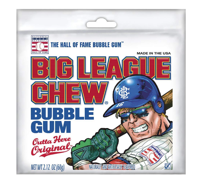 The Official Big League Chew Original Bubble Gum + Tray (12 Packs)