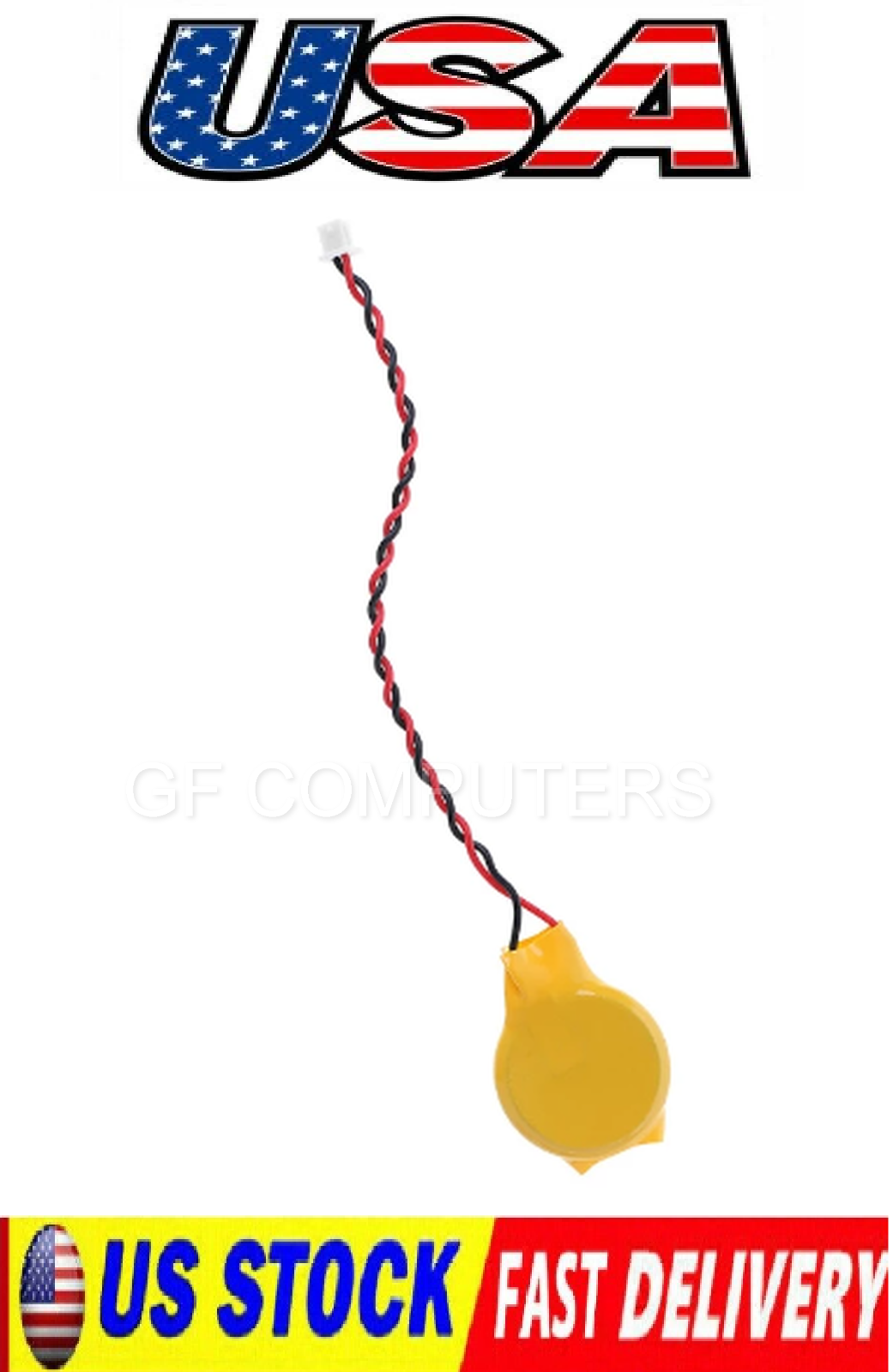 RTC CMOS Battery 2 Wire For IBM Thinkpad T20 T21 T22 T23 T30 T60 R40 R50 R51 R52