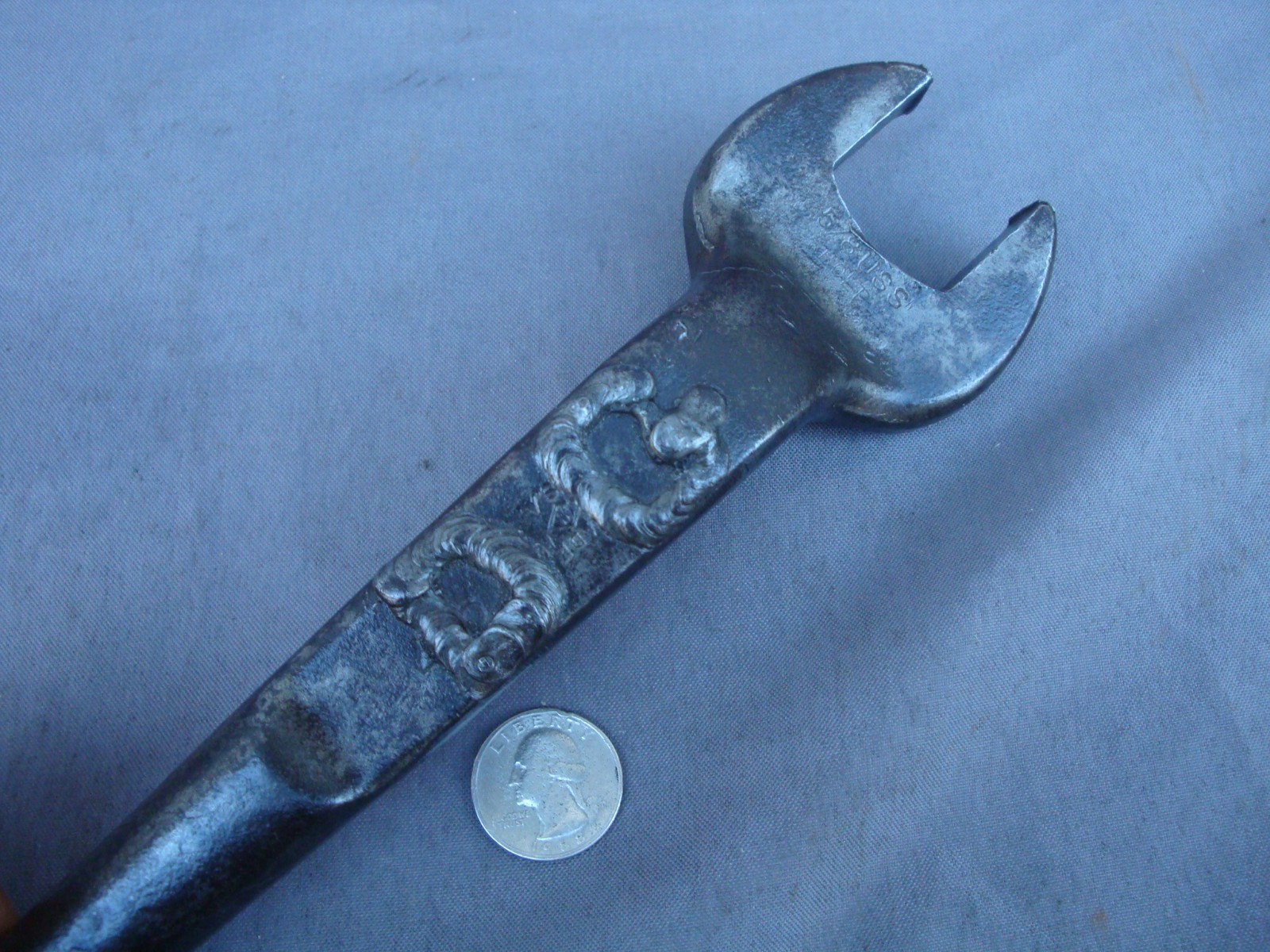 Vintage Williams 907 1-1/8" 5/8 USS Bolt Offset Spud Wrench