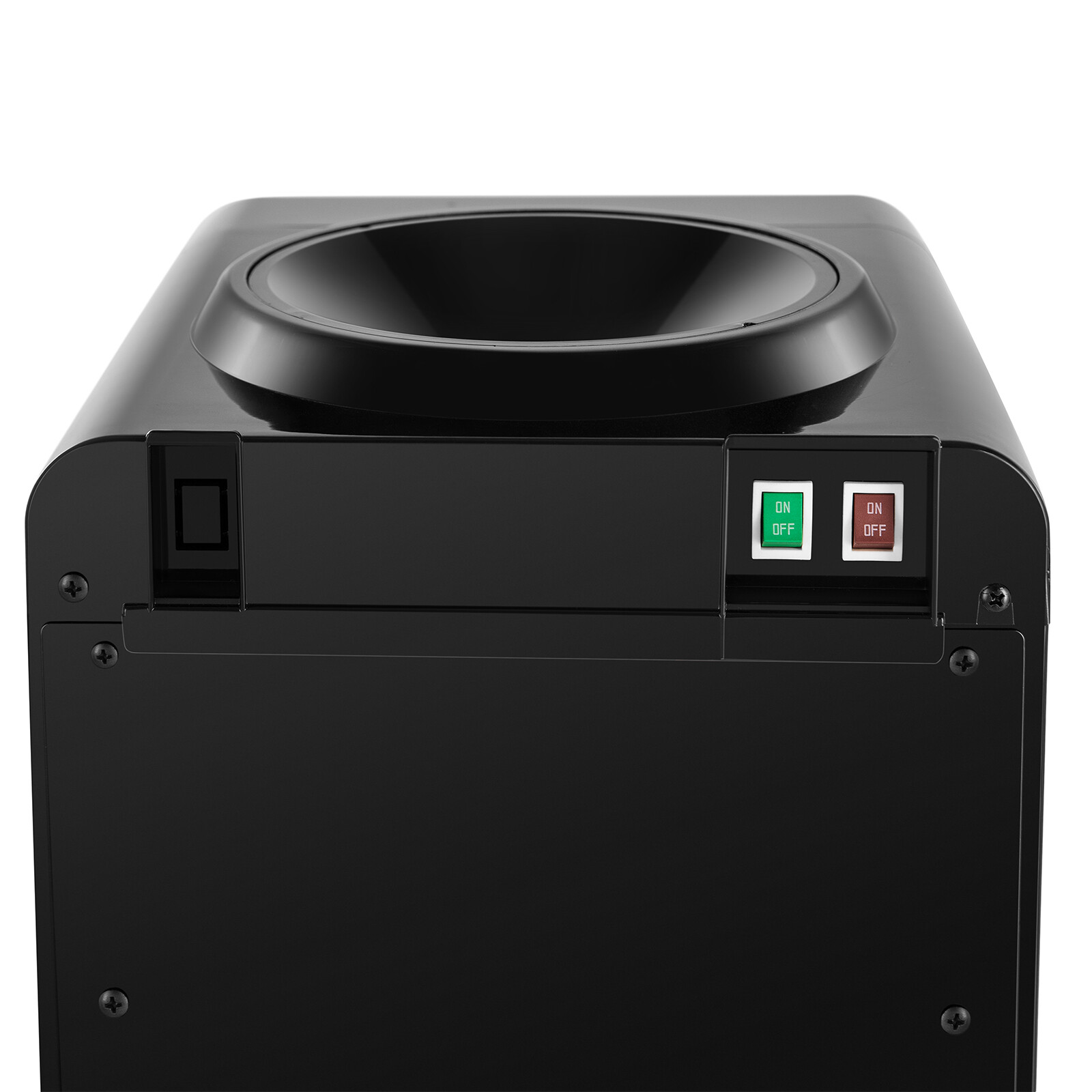 Top Loading Hot/Cold Water Cooler Dispenser Compressor Refrigeration w/ Freezer