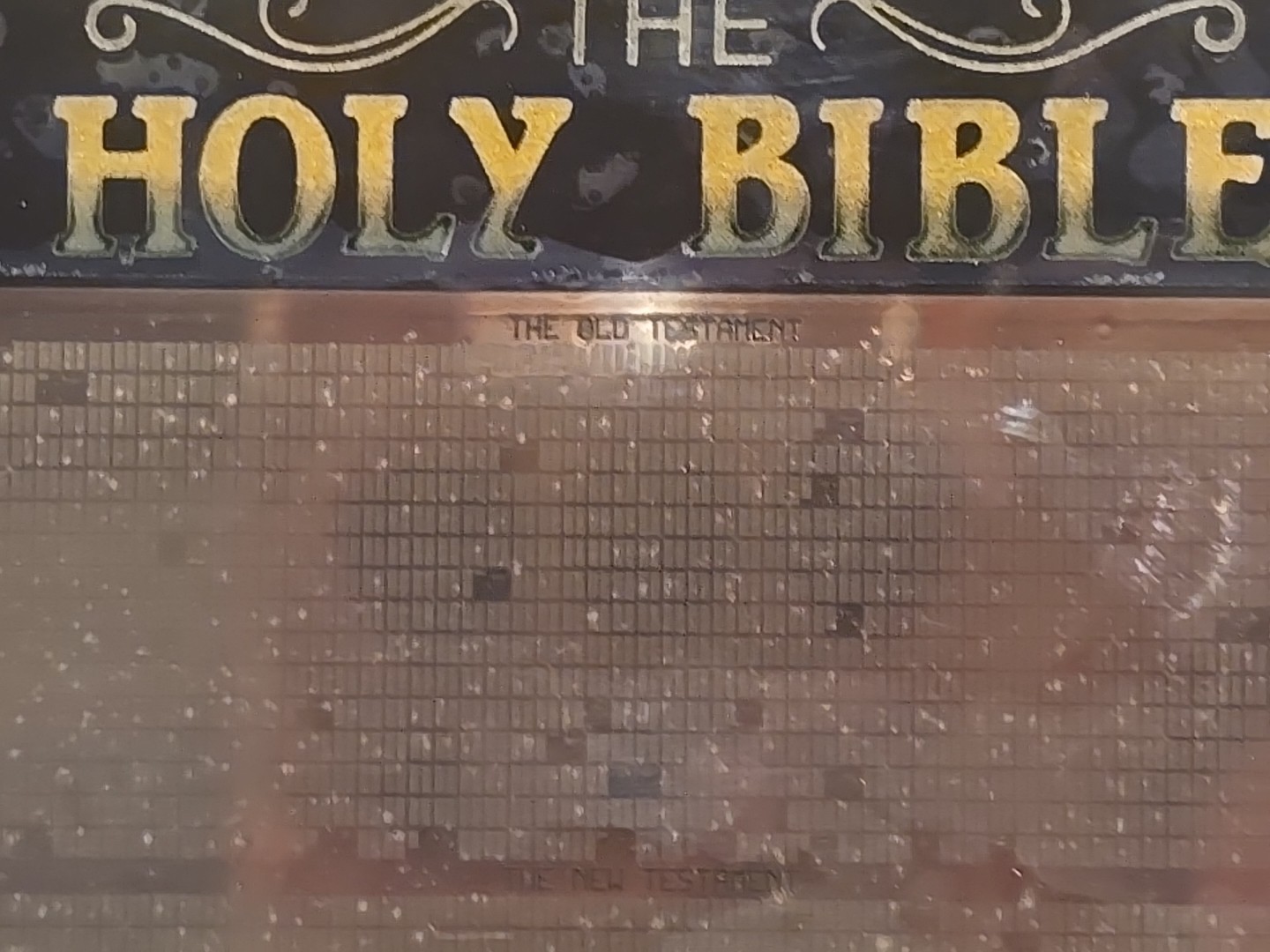 UNIQUE 1970 Holy Lunar Bible NCR Microform - Complete - NEW - King James Edition