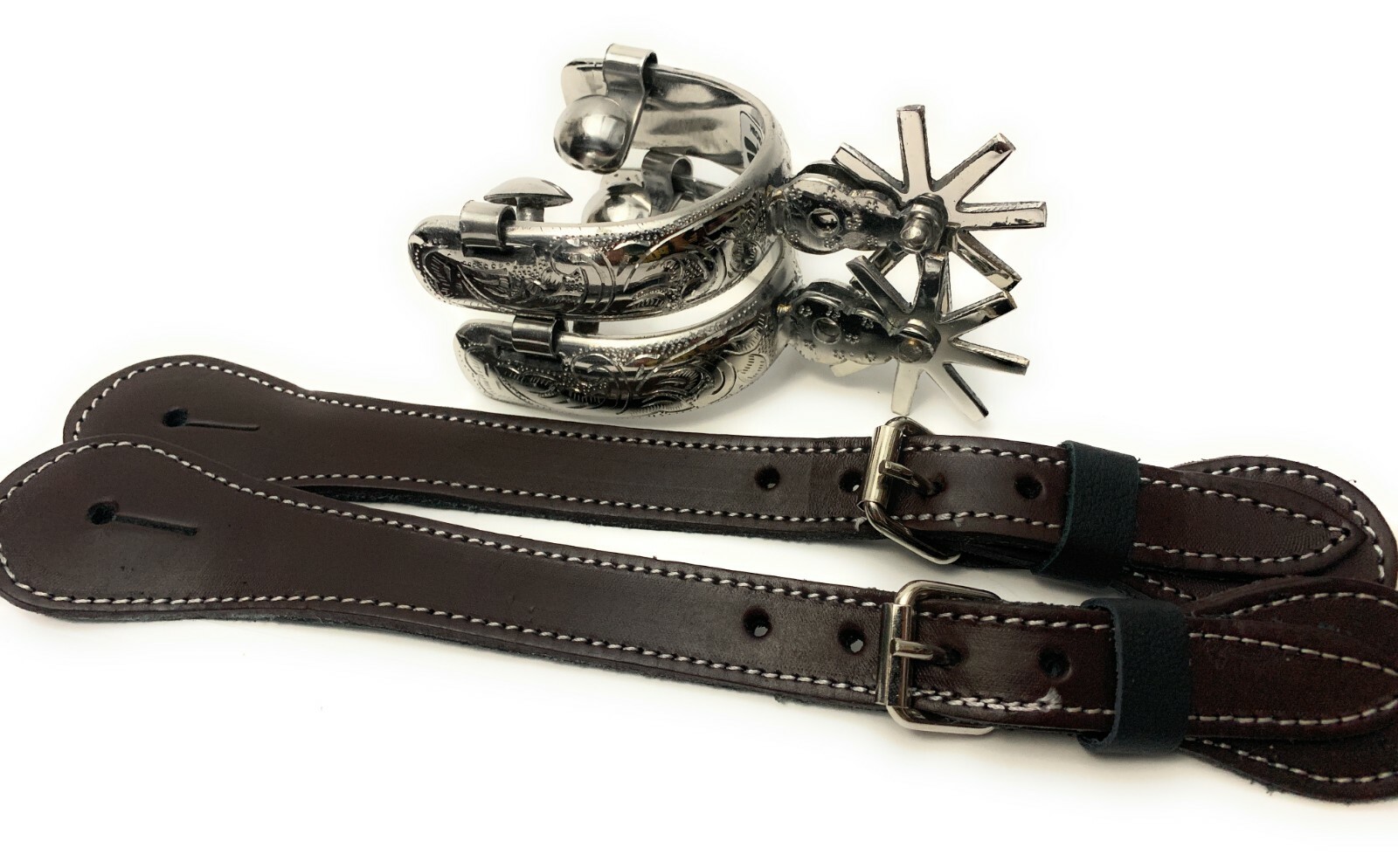 MEXICAN CHARRO SPURS. ESPUELAS CHARRAS. CHARRERIA. CHARRO SADDLE HORSE GEAR