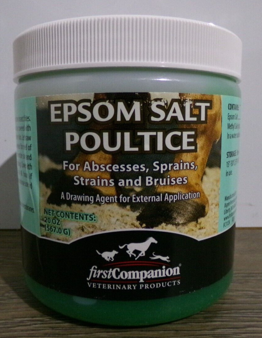 First Companion Epsom Salt Poultice, 20oz, Exp. 03/2025, New S1