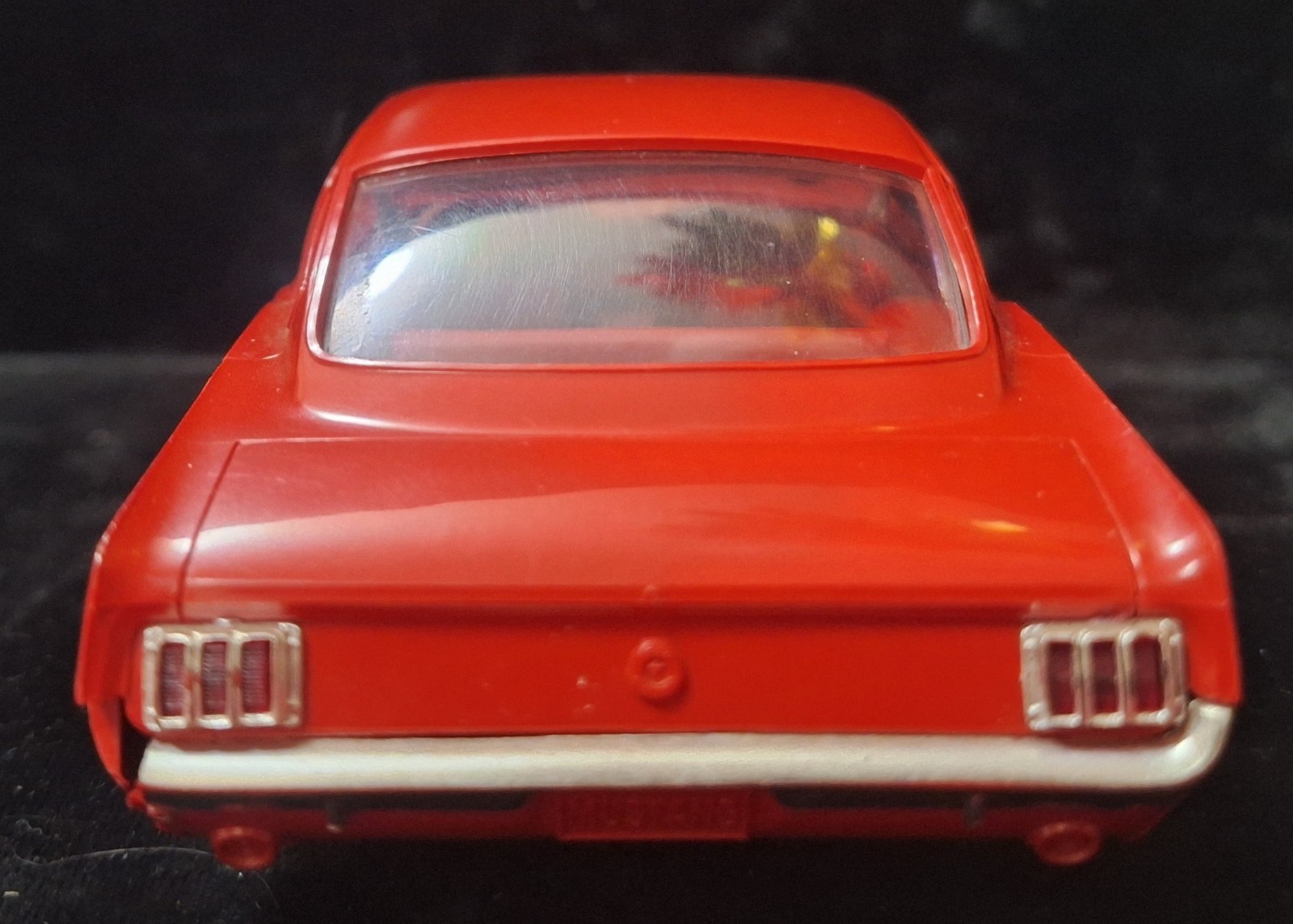 Vintage 1965 AMT Red FORD MUSTANG FASTBACK Dealer Promotional Plastic Model Car