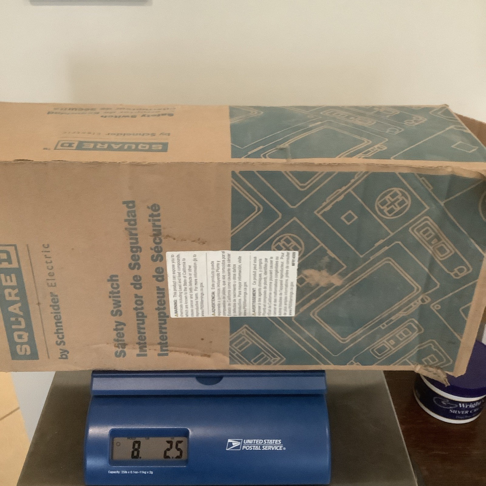 Schneider SQUARE D HU361RB Heavy Duty Safety Switch 30A 600V~