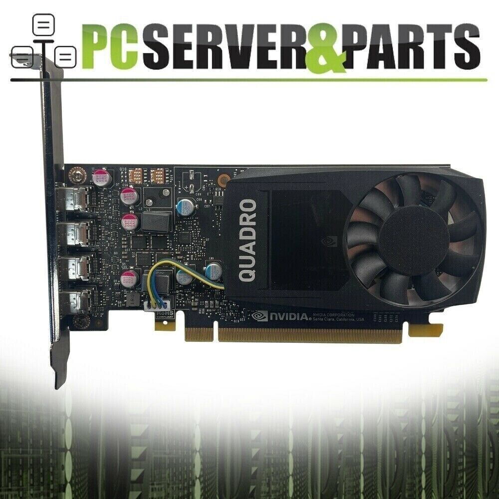 Nvidia Quadro P620 2GB GDDR5 4x mini DisplayPort PCIe Video Graphics Card