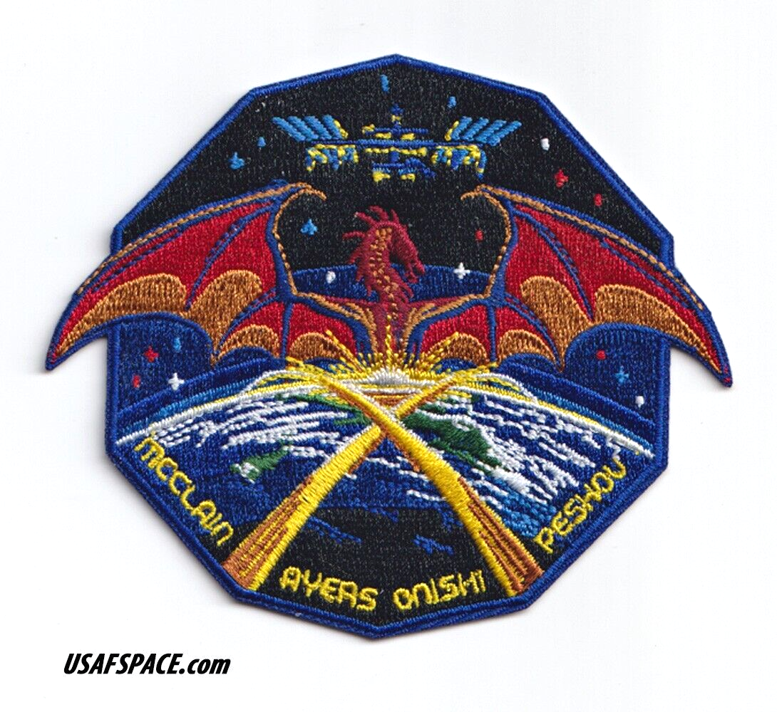 Authentic CREW-10 NASA SPACEX ISS Mission CREW DRAGON SPACE PATCH