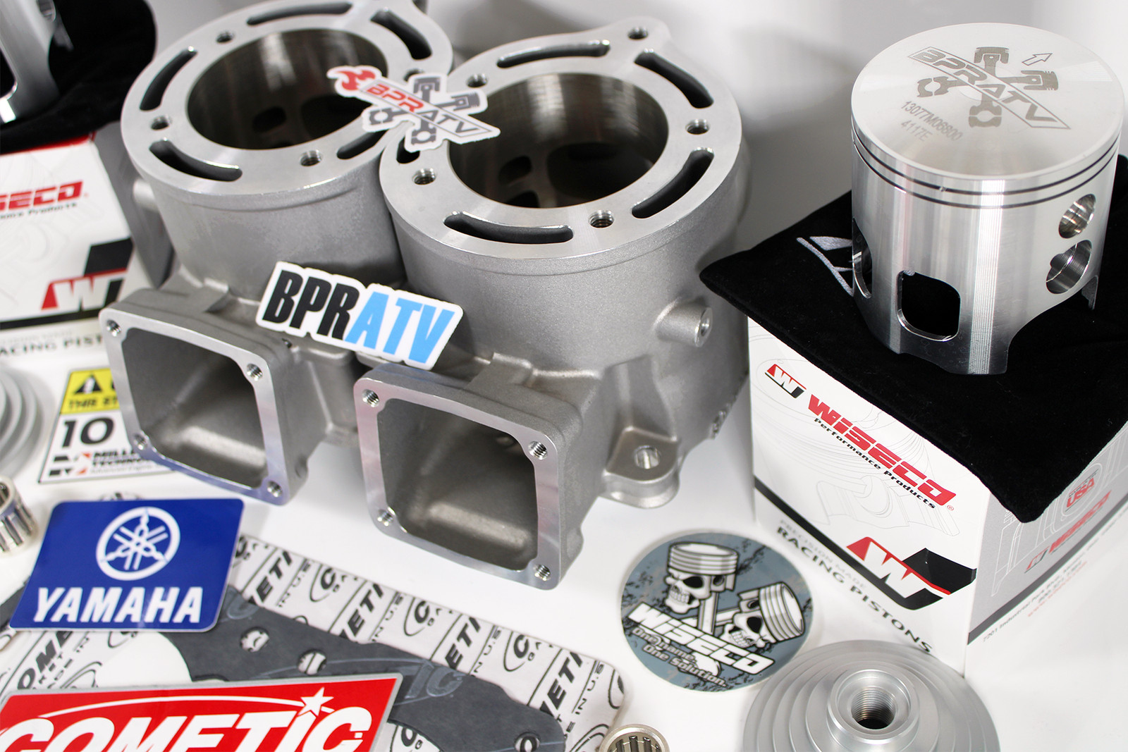 Banshee ARES 68mm Cylinder Kit Complete 421cc Stroker +4mm Wiseco Pistons Gasket