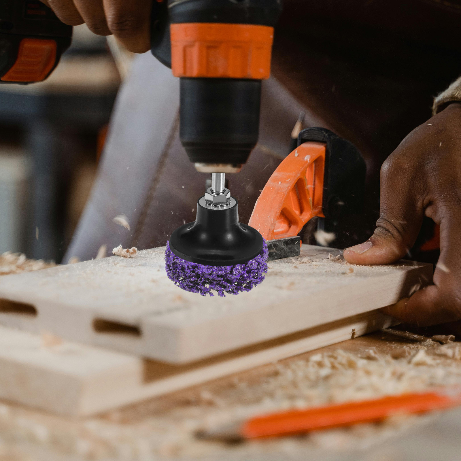 3 Pack 1" 2" 3" Disc Pad Holder Quick Change Disc 1/4" Shank Mandrel Black