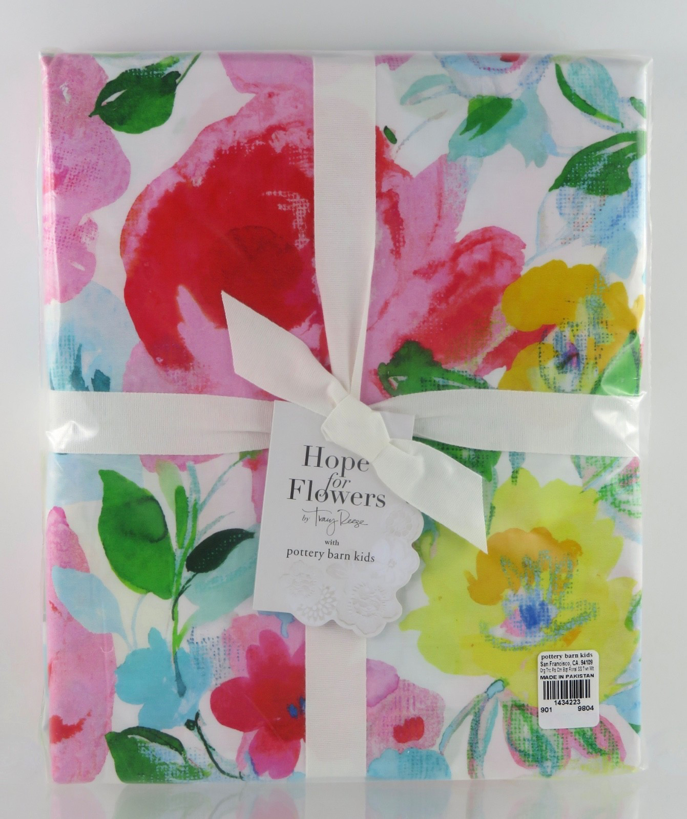 Pottery Barn Kids Hope for Flowers Bouquet Floral by Tracy Reese Twin Sheet Set