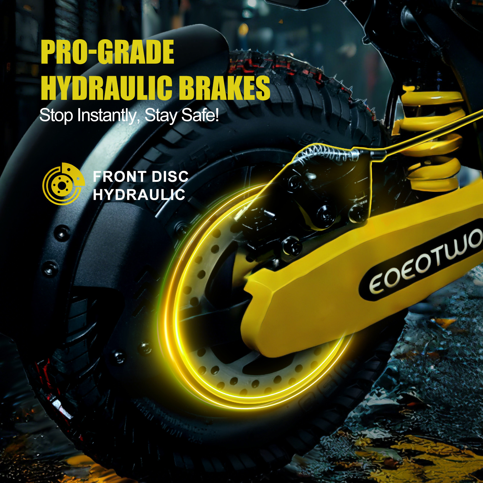 1200W Electric Scooter for Adult 48V13AH 28MPH 11'' Off-road Commuting E-Scooter