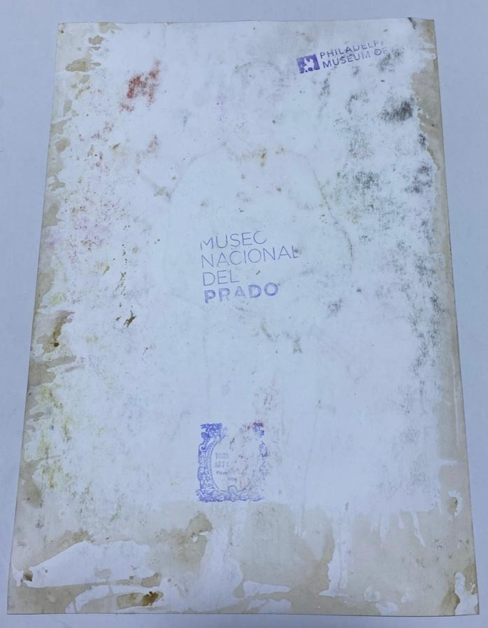 JOHN SINGER SARGENT Drawing on paper (Handmade) signed and stamped mixed media.