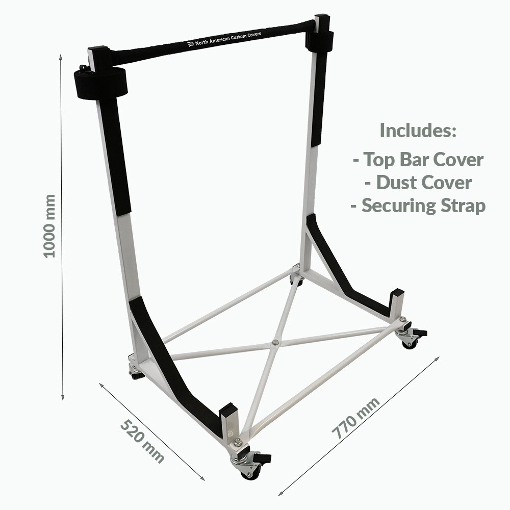 BMW Z4 Hard Top Custom Fit Cover and Hardtop Stand Cart Carrier Rack 019050