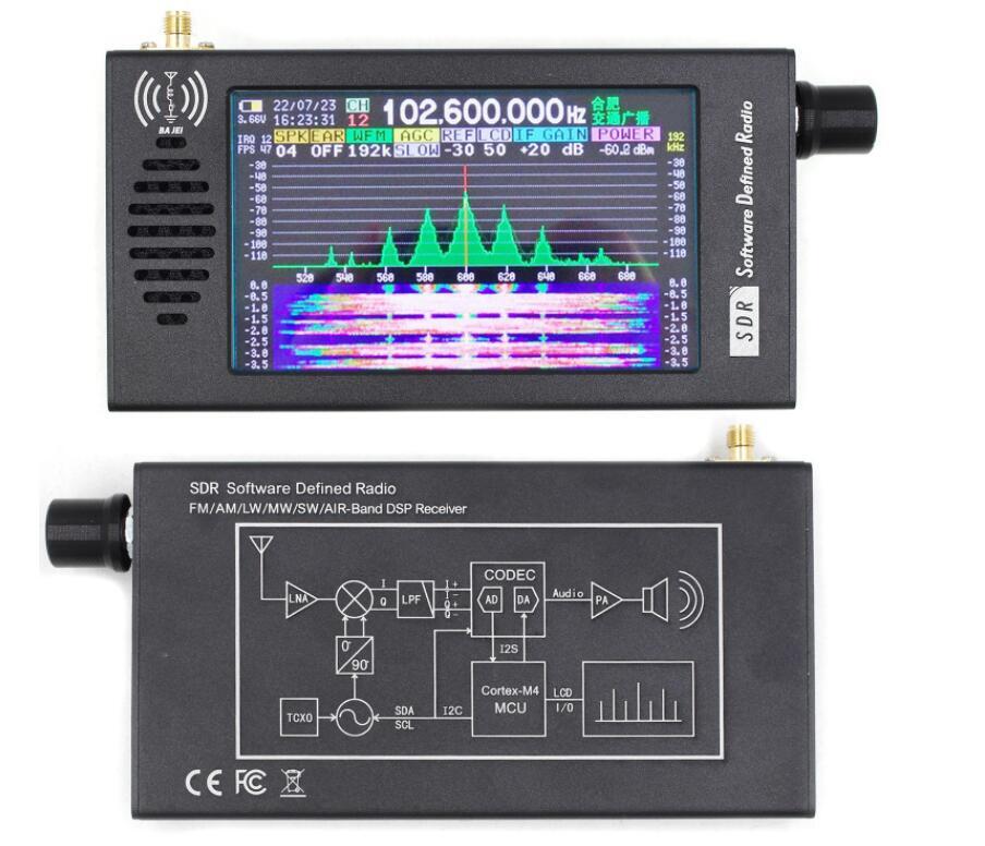 SDR-101 Software Defined Radio SDR Radio Receiver FM/AM/LW/MW/SW/AIR-Band DSP