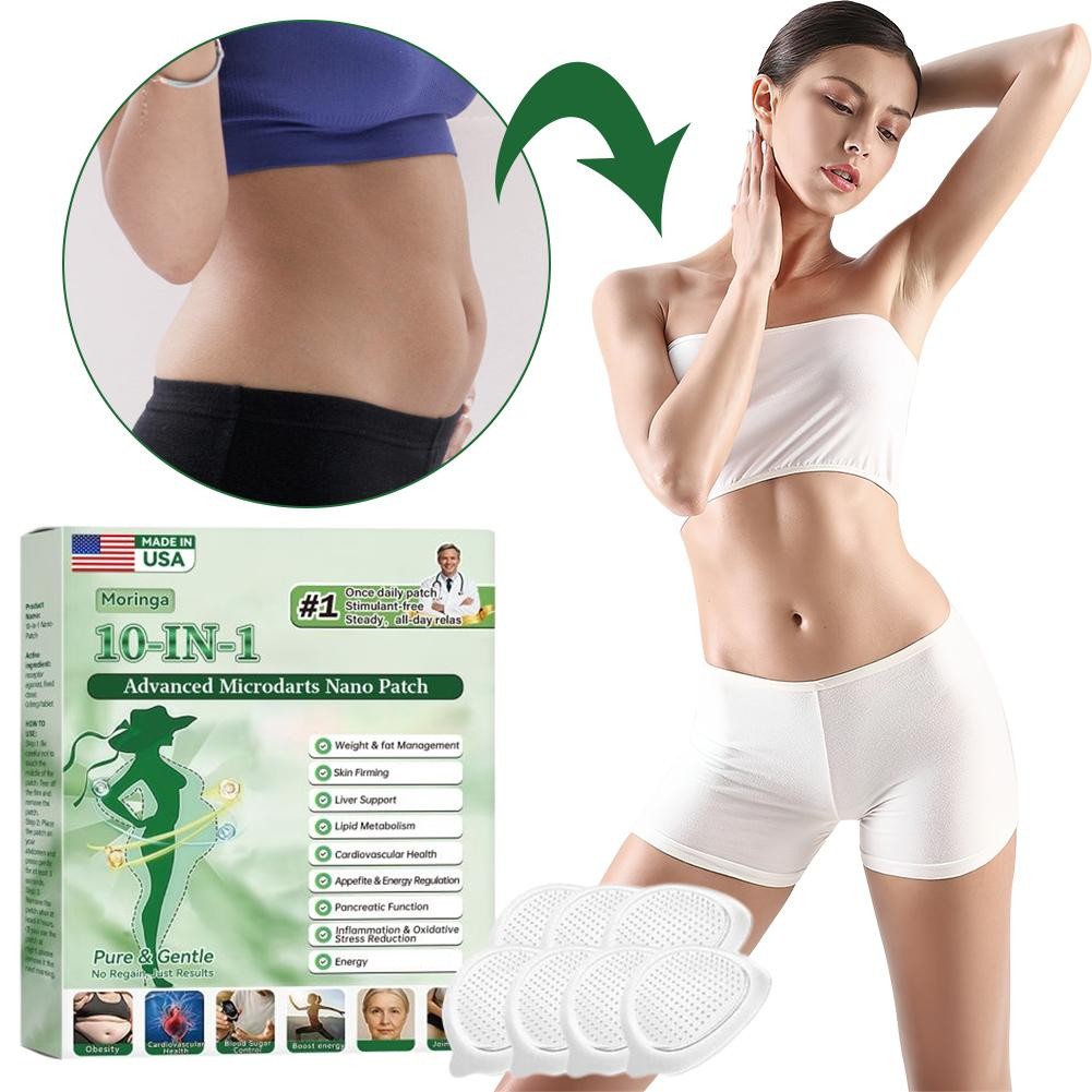 6 BOX Moringa Berberine - 10 in 1 Advanced Metabolic Nano Microneedle -Patches