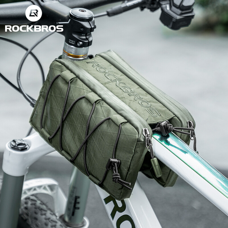 ROCKBROS MTB Road Front Bicycle Crossbar Bike Frame Small Pannier Saddle Bag 1L