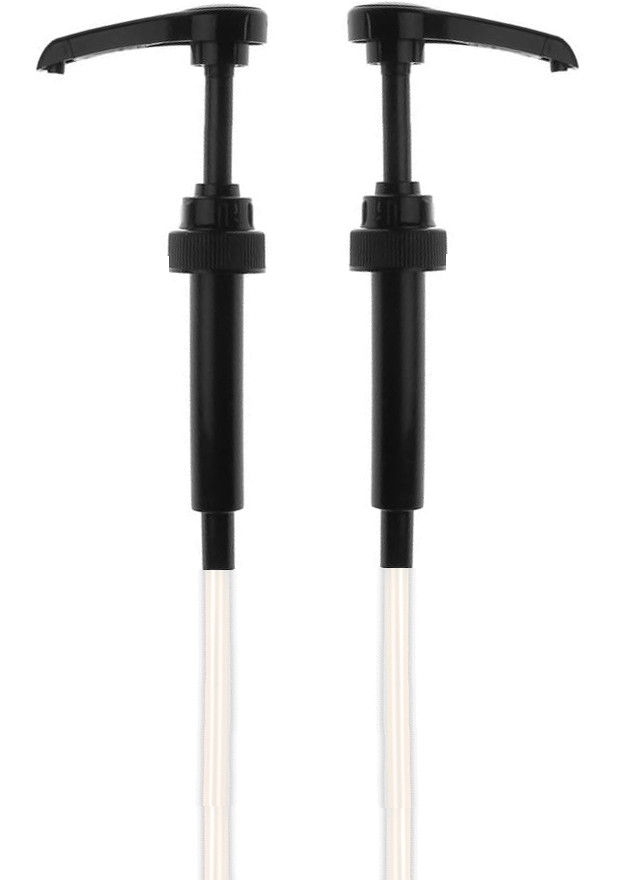 Black Coffee Syrup Pump for 750 ml Bottles (Pack of 2) Fits Torani and more