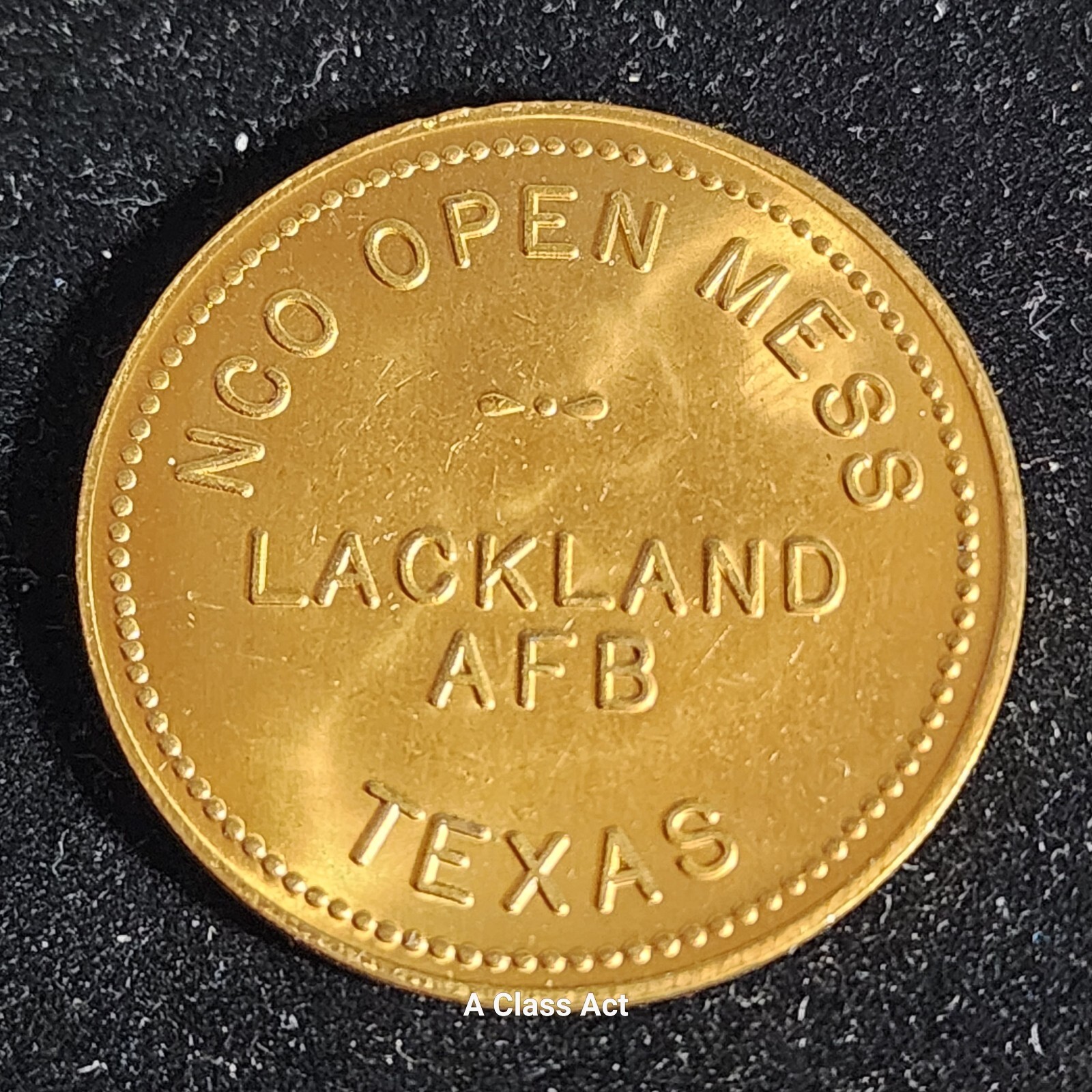 New, NCO Lackland Air Force Base, Texas, Open Mess, Good For $1 TX1830E Our PC76