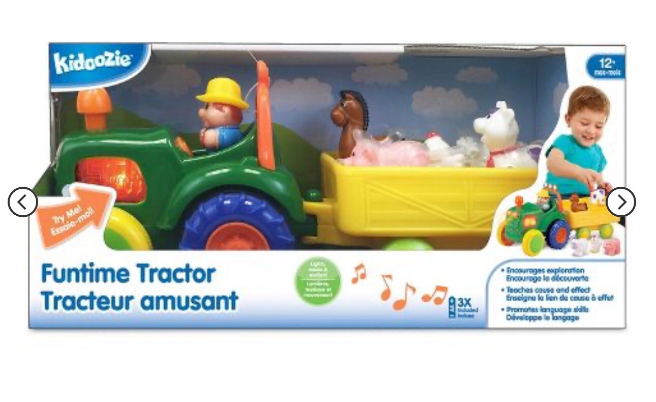 Kidoozie Funtime Tractor For ages 1+ New in Box