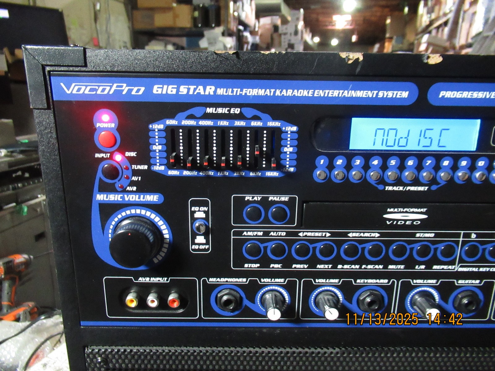 VOCOPRO Gig Star Multi Format Karaoke Entertainment System