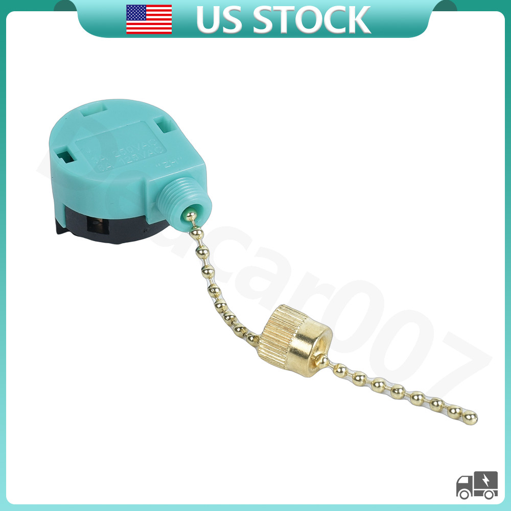 3 Speed 4 Wire Ceiling Fan Switch For Hunter Harbor Breeze Hampton Bay ZE-268S6