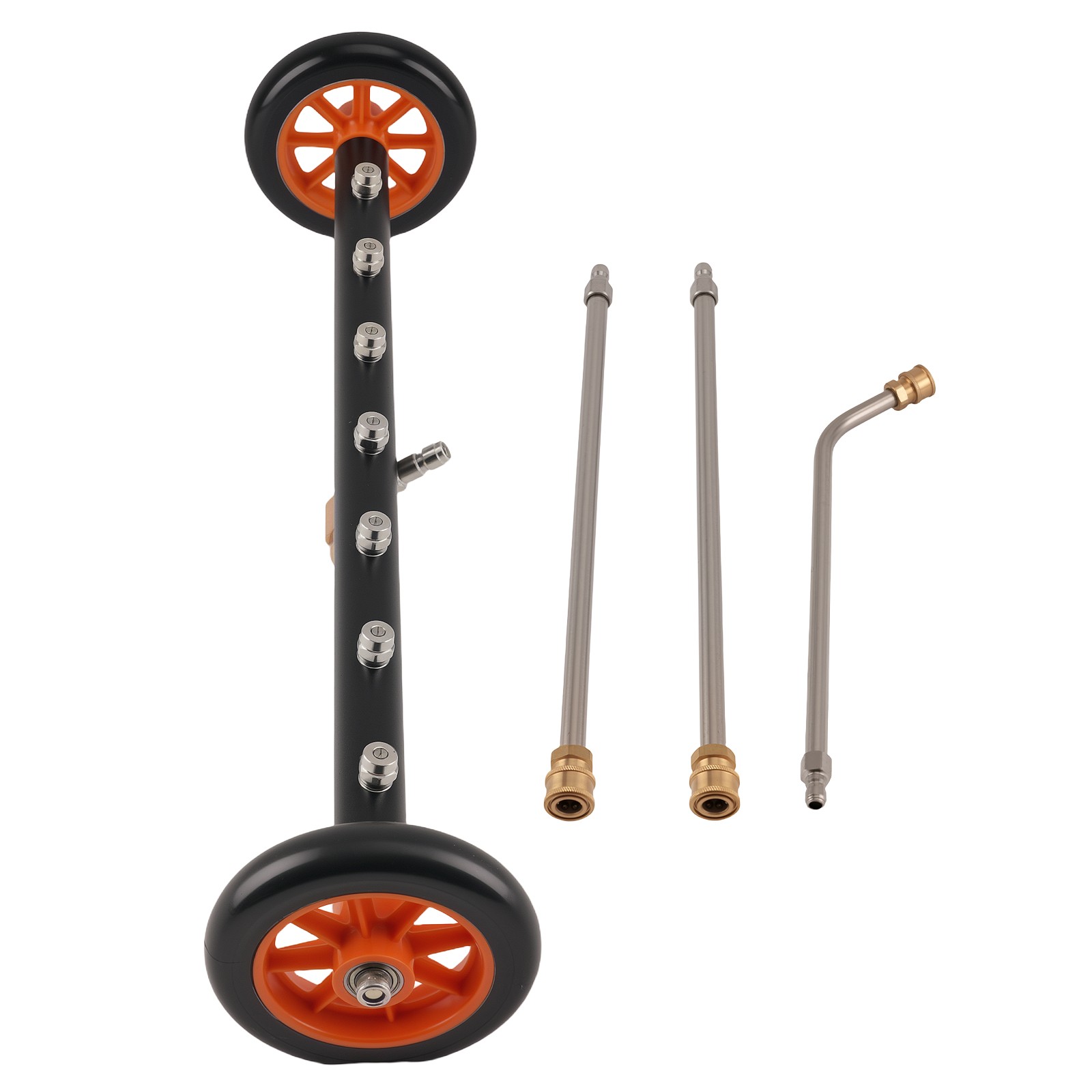 Undercarriage Pressure Washer Attachment 2-in-1 Pressure Washer Water Broom