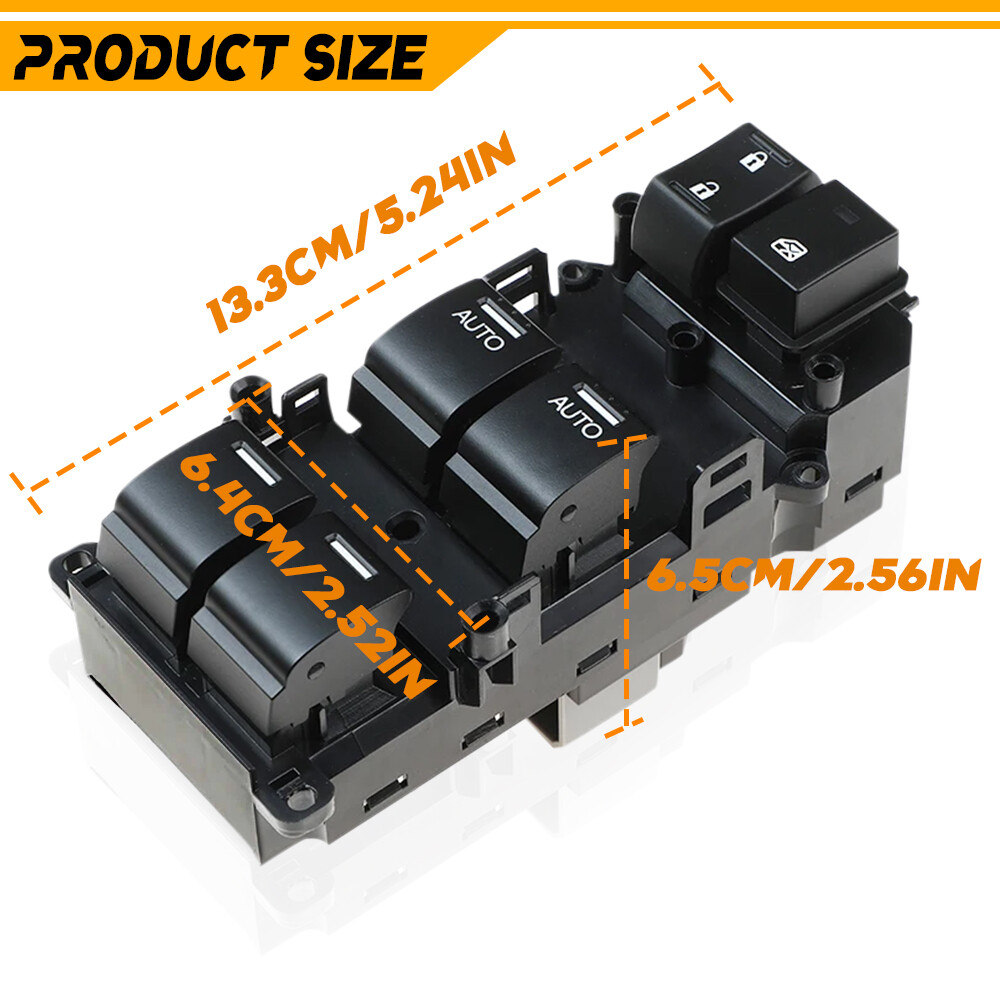 New Driver Left Master Power Window Door Switch For 2008-12 Honda Accord EX&EXL