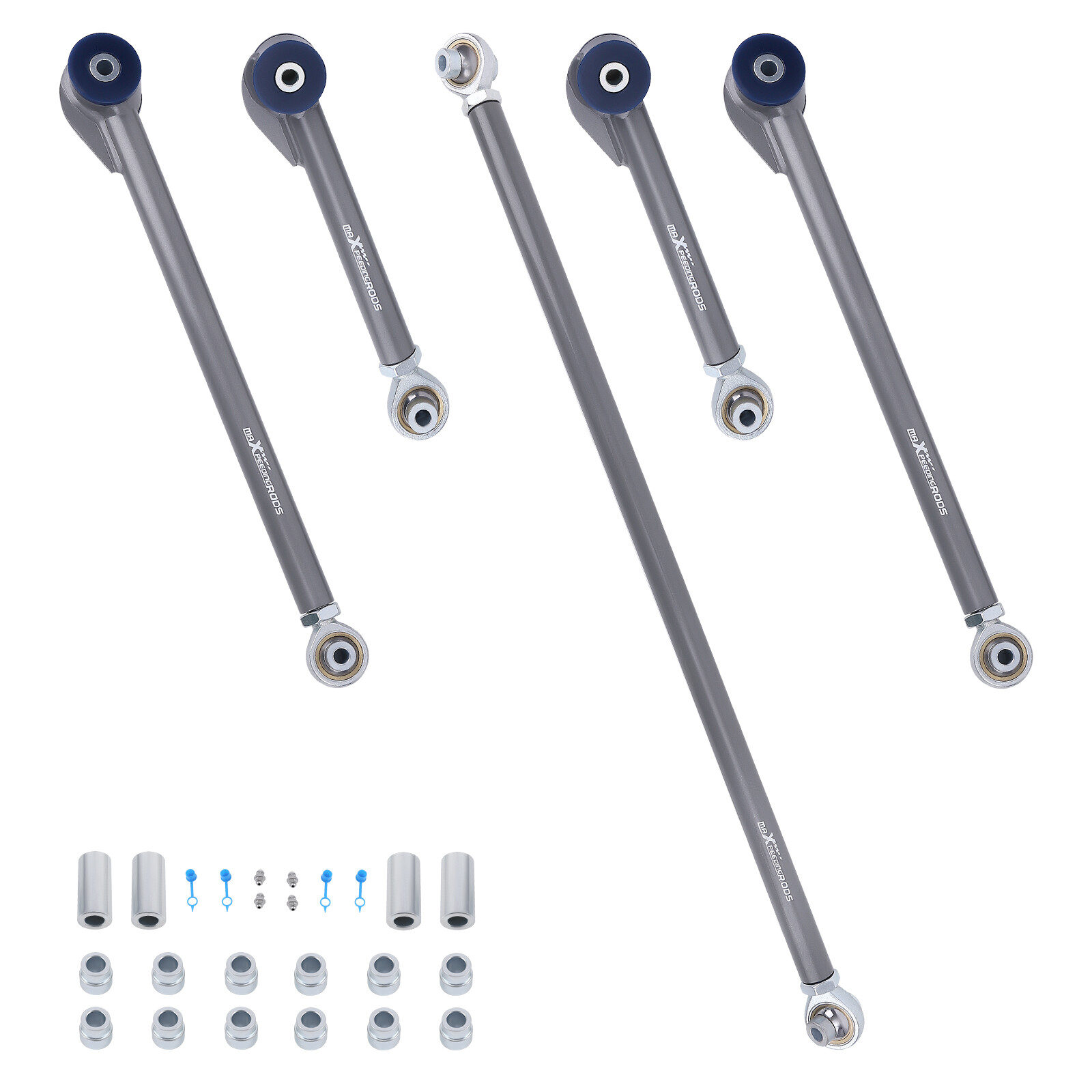 Adjustable Rear Control Arms + Track Bar for Toyota 4-Runner 1996-2002 2WD 4WD