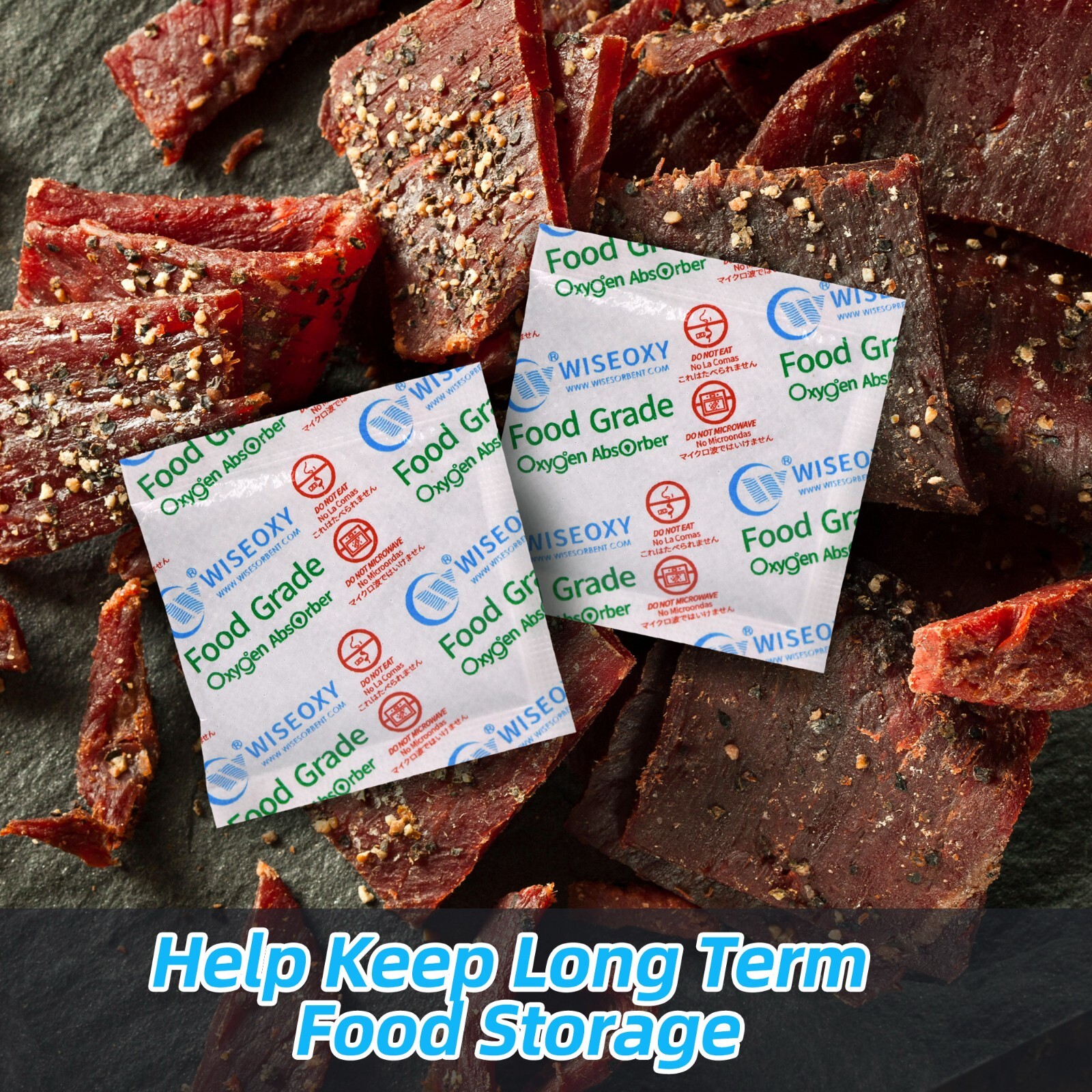 300cc Oxygen Absorbers for Long Term Food Storage Mylar Bags Dryers O2 Absorbers