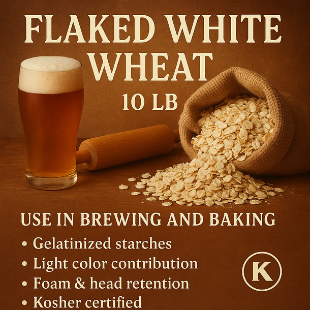 Briess Flaked White Wheat 10 lb