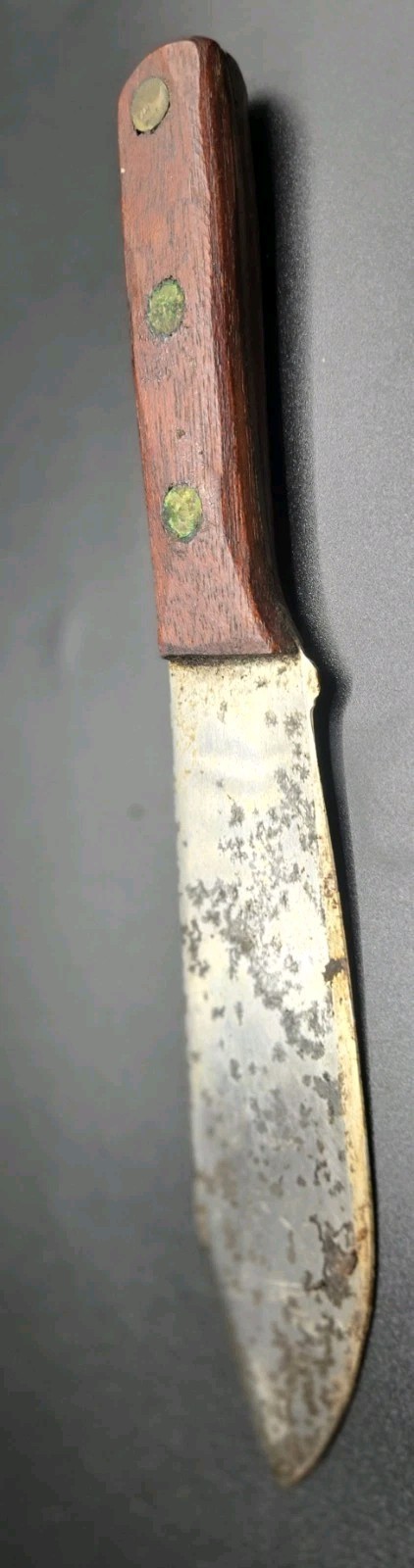 Vintage Trade Knife collectible with leather fringe sheath