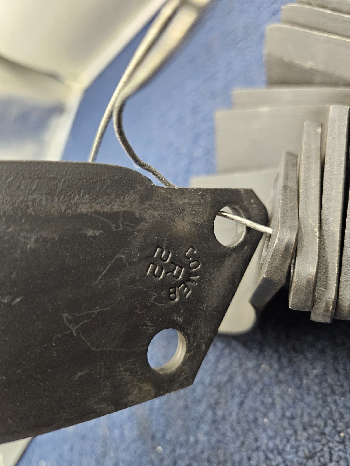 (QTY 10) Comeb R 22 Blade Black Attachment for Skid Steer Rotary Tiller