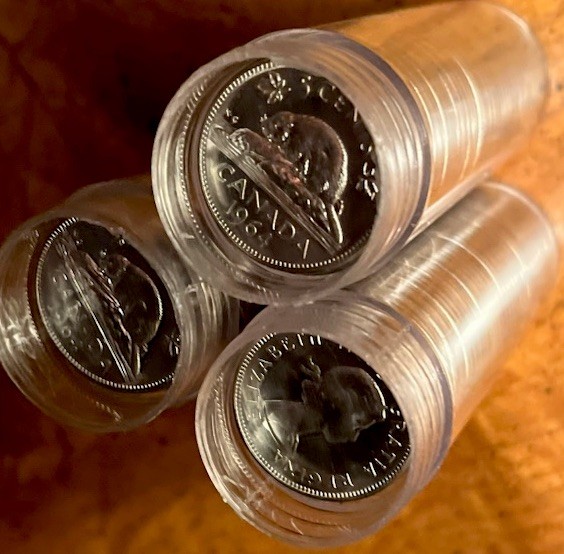 💰 1.2 lb Nickel Bullion 99.9% Fine Mint Bag Brilliant UNC 1964 Nickels