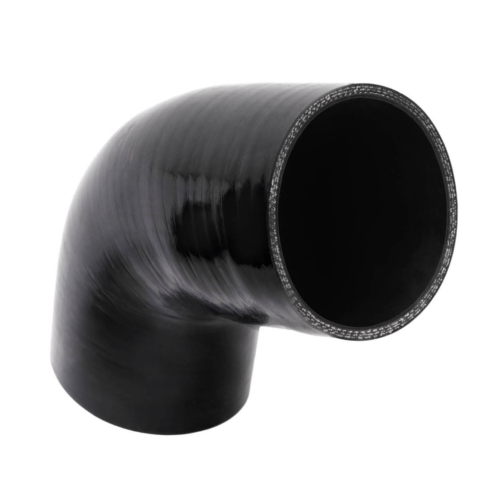 For 2002-2004 GMC 6.6L LB7 Duramax Diesel 3" Black Intercooler Pipe & Boot Kit