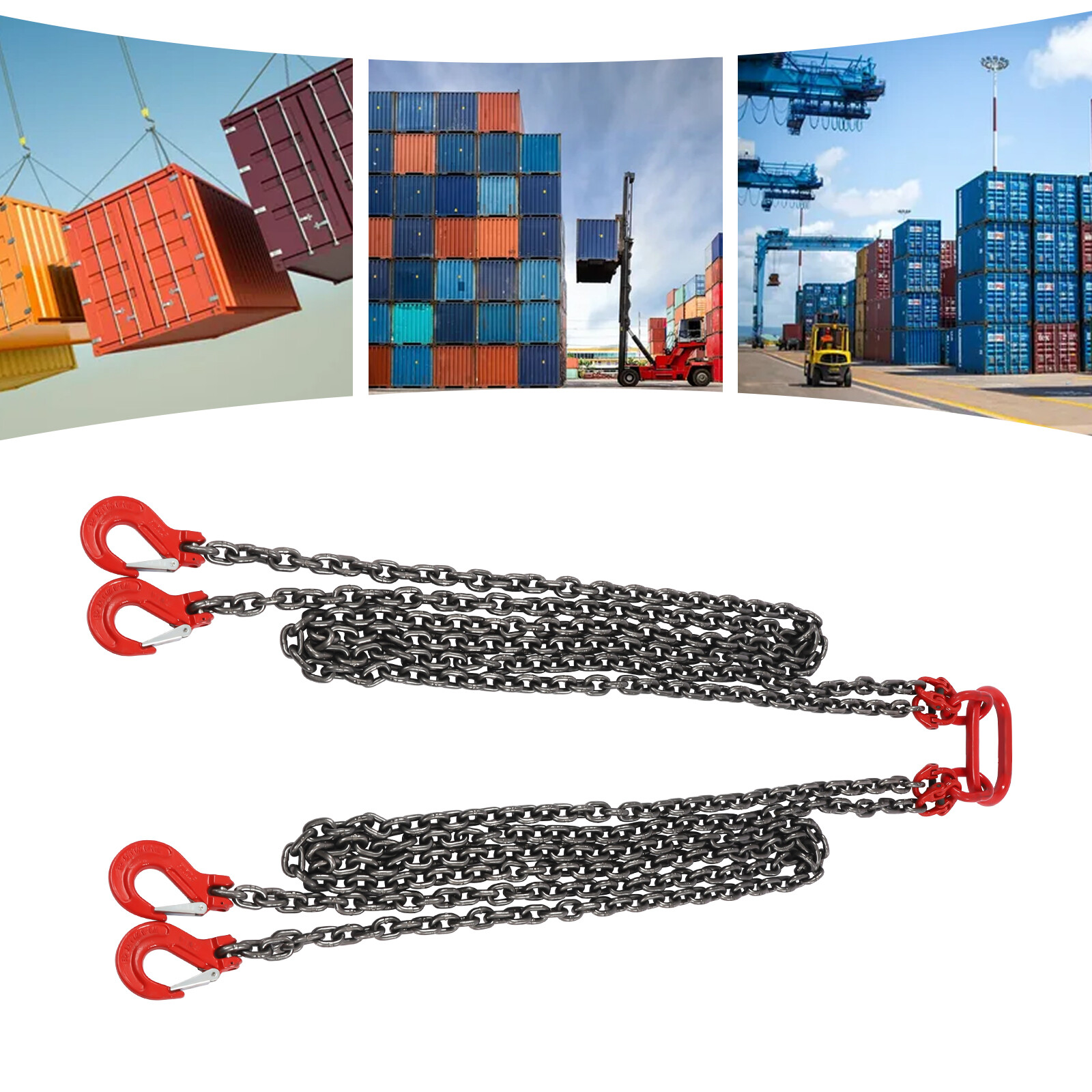 4-Leg Sling Chain Sling Lifting Chain Sling Sling Hook Spreader 5T/11023.11lbs