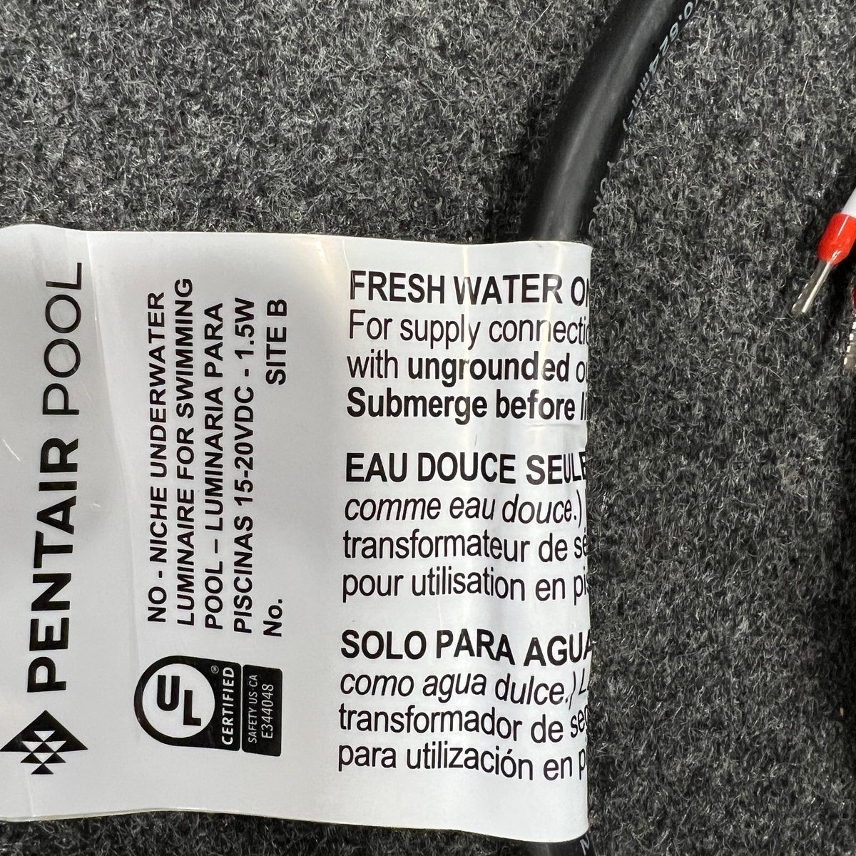 PENTAIR Intellivibe Nano Pool and Spa Light 50 ft 12v 2W