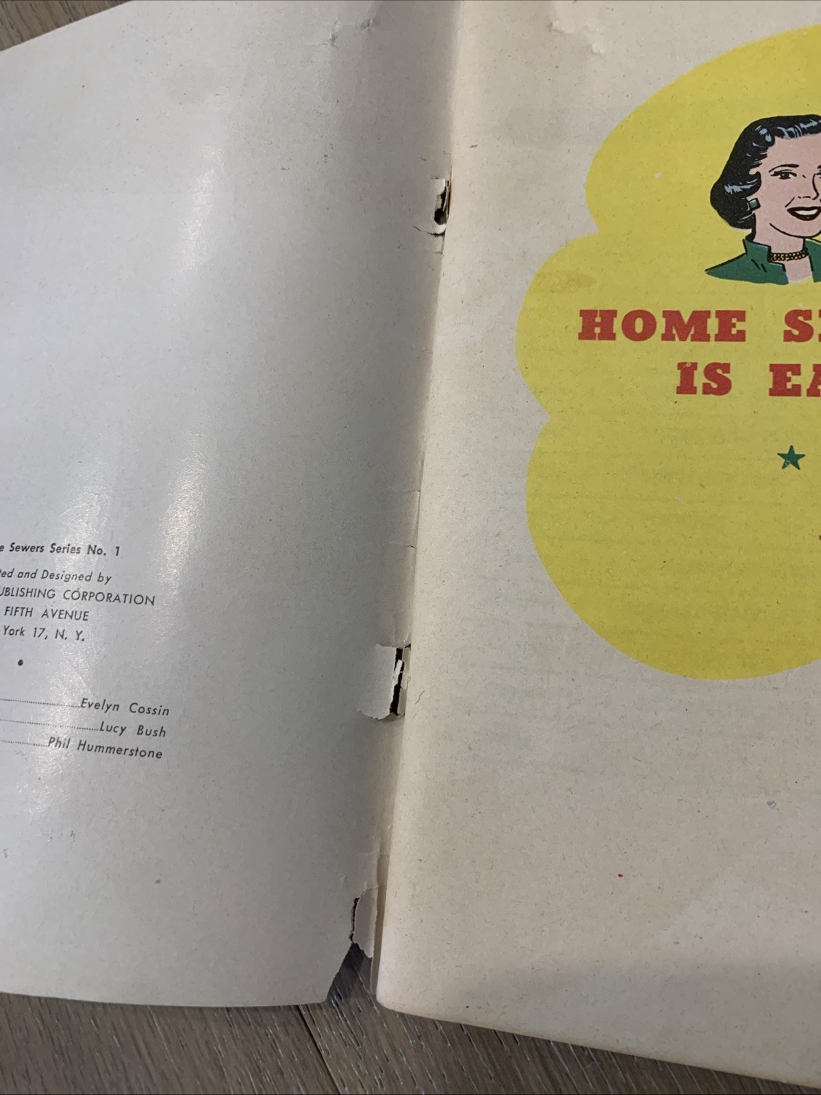 Home Sewing Is Easy Sally Stitch 1950’s Comic Book