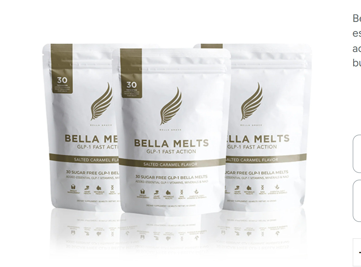 3 Bags Bella Grace BellaMelt 30 Servings/Each EXP 05/2027 New Sealed Factory