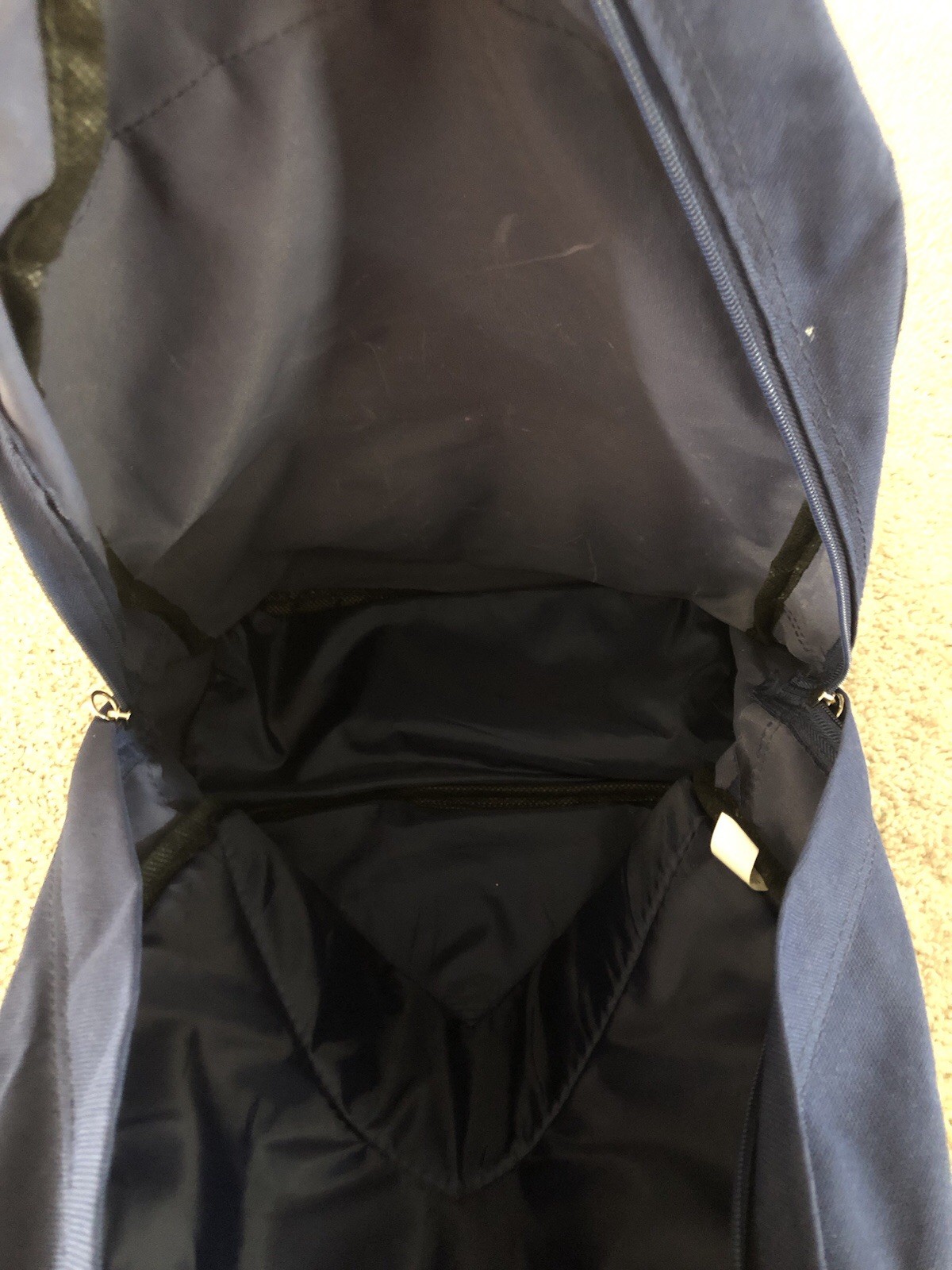 Vintage Conoco Phillips Employee Corporate Blue Backpack Oil & Gas Drilling Read