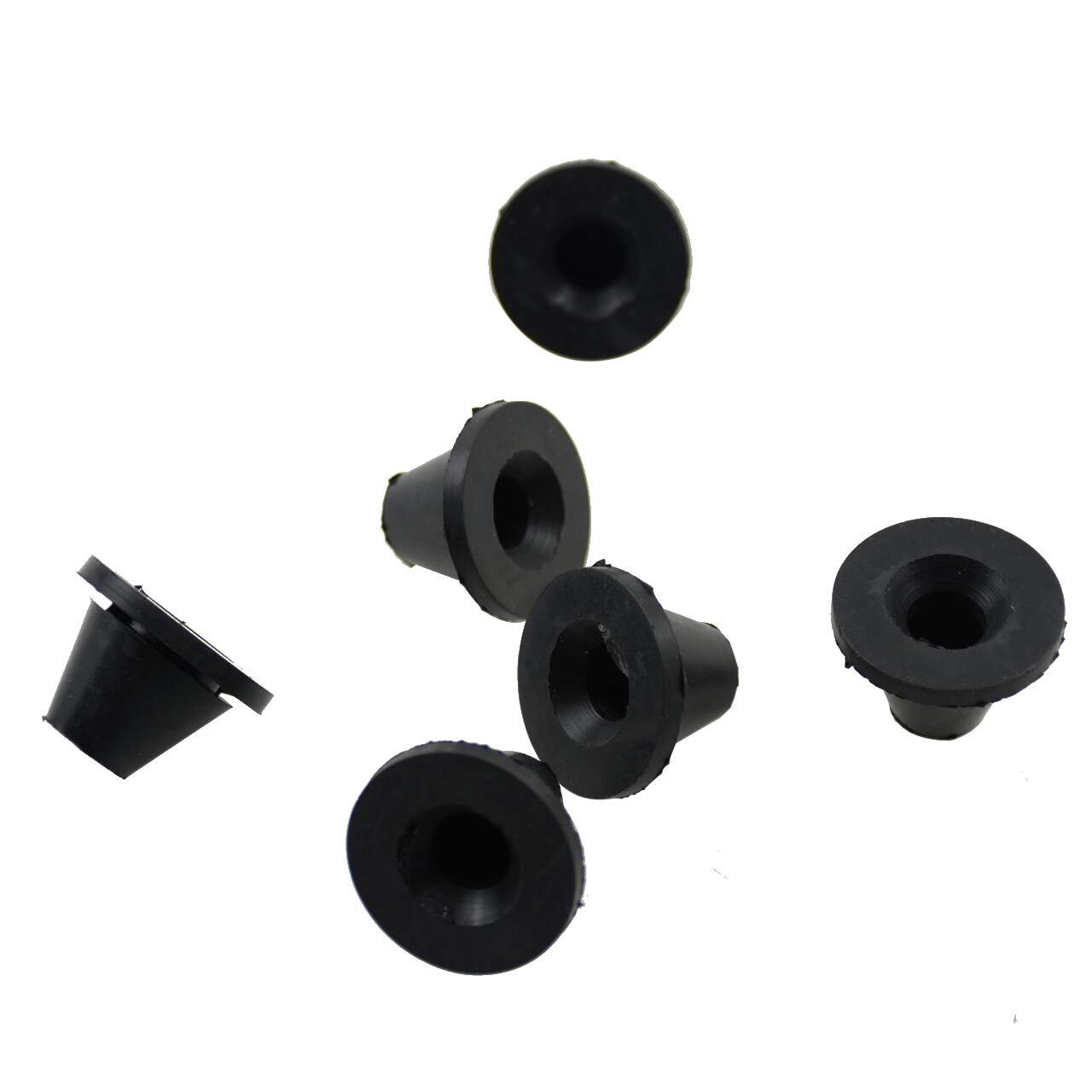 6x Rubber Side Cover Grommets Fits For Harley Touring Road King Glide 1996-2007