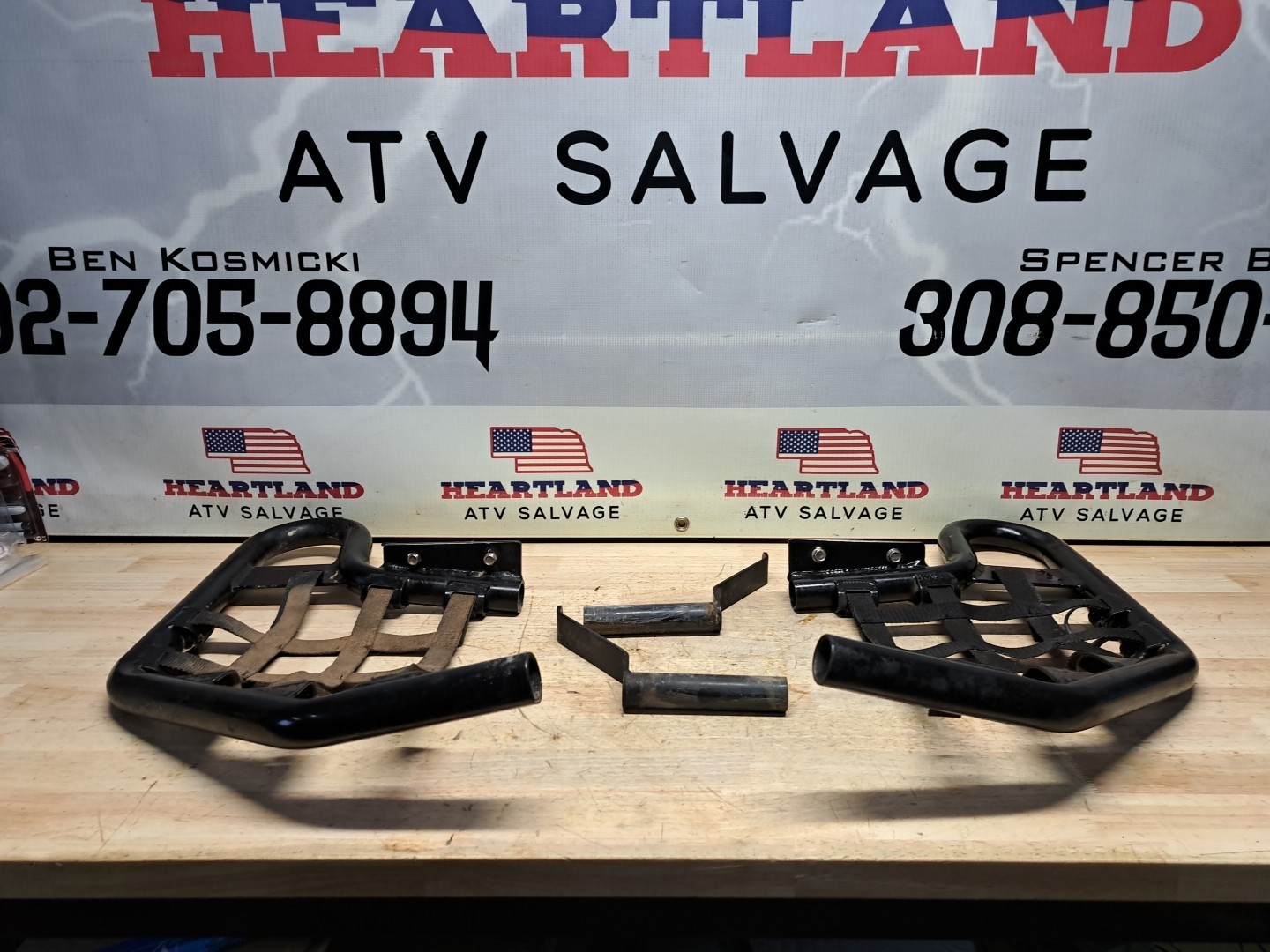 Kawasaki KFX Ltz Z 400 Nerf Bars Alba Racing Black Black Kx