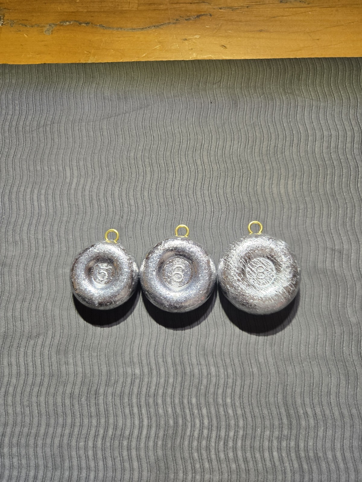 Coin / River Sinkers 5oz, 6oz, & 8oz 10 each lead fishing weights